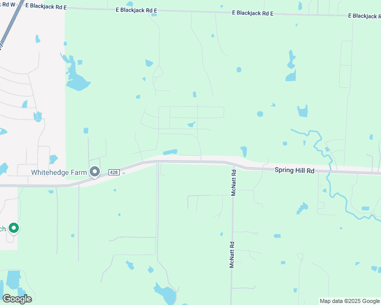 map of restaurants, bars, coffee shops, grocery stores, and more near 1640 Spring Hill Road in Aubrey