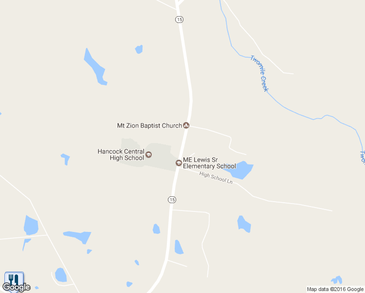 map of restaurants, bars, coffee shops, grocery stores, and more near Highway 15 in Sparta