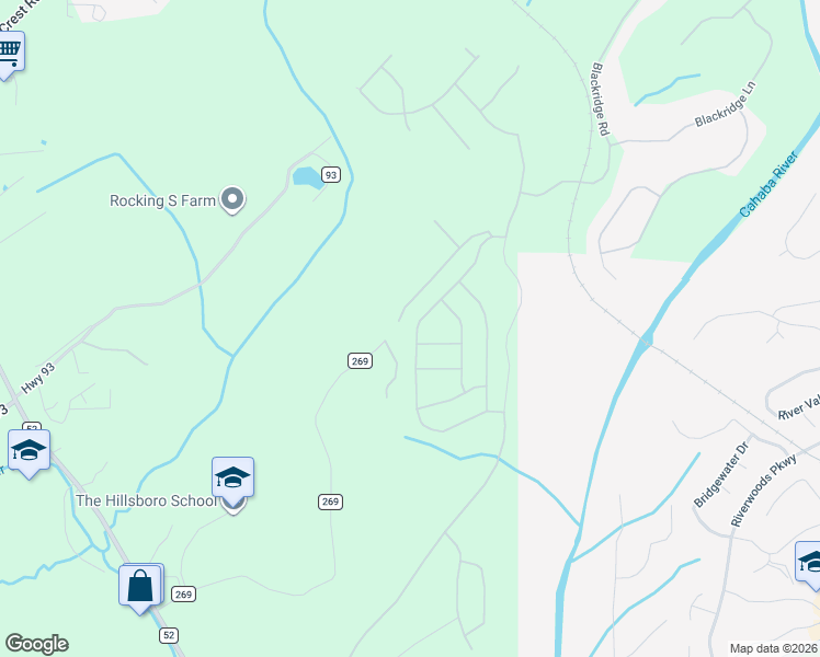 map of restaurants, bars, coffee shops, grocery stores, and more near Elvira Road in Helena