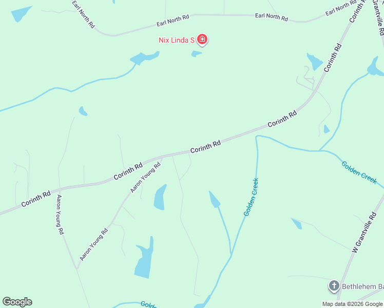 map of restaurants, bars, coffee shops, grocery stores, and more near 2386 Corinth Road in Newnan