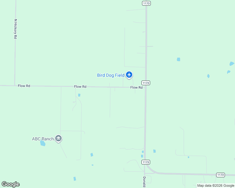 map of restaurants, bars, coffee shops, grocery stores, and more near 12529 Flow Road in Krum