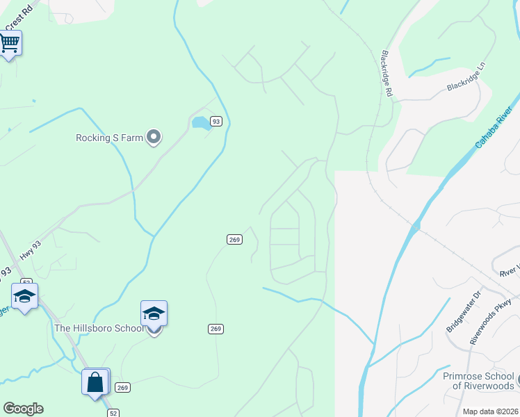 map of restaurants, bars, coffee shops, grocery stores, and more near Elvira Road in Helena