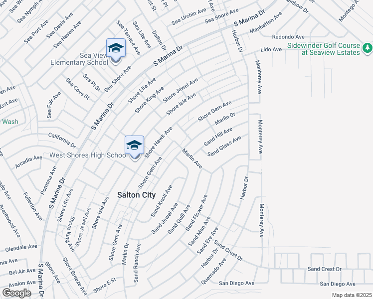 map of restaurants, bars, coffee shops, grocery stores, and more near 2396 Marlin Drive in Thermal