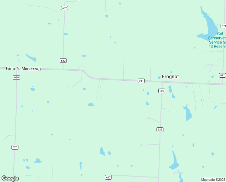 map of restaurants, bars, coffee shops, grocery stores, and more near 12972 Farm to Market Road 981 in Blue Ridge