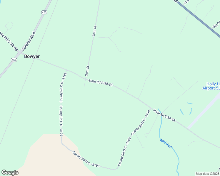 map of restaurants, bars, coffee shops, grocery stores, and more near 801-899 State Road S-38-68 in Holly Hill