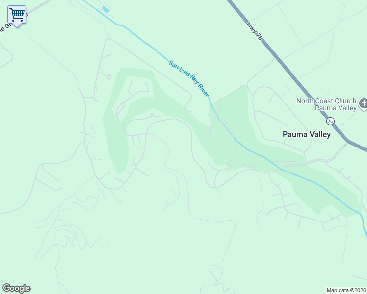 map of restaurants, bars, coffee shops, grocery stores, and more near 15725 Pauma Valley Drive in Pauma Valley
