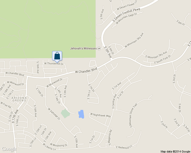 map of restaurants, bars, coffee shops, grocery stores, and more near 629 West Muirwood Drive in Phoenix