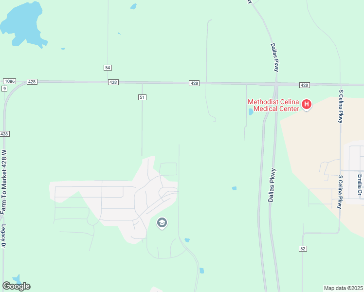map of restaurants, bars, coffee shops, grocery stores, and more near in Celina