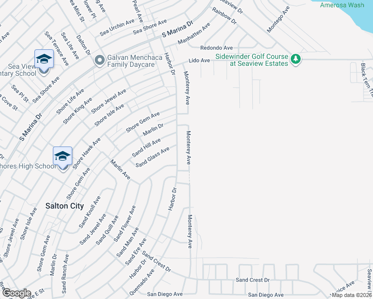map of restaurants, bars, coffee shops, grocery stores, and more near 2399 Monterey Ave in Thermal