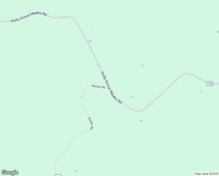 map of restaurants, bars, coffee shops, grocery stores, and more near Holly Grove-Meeks Road in Cruger