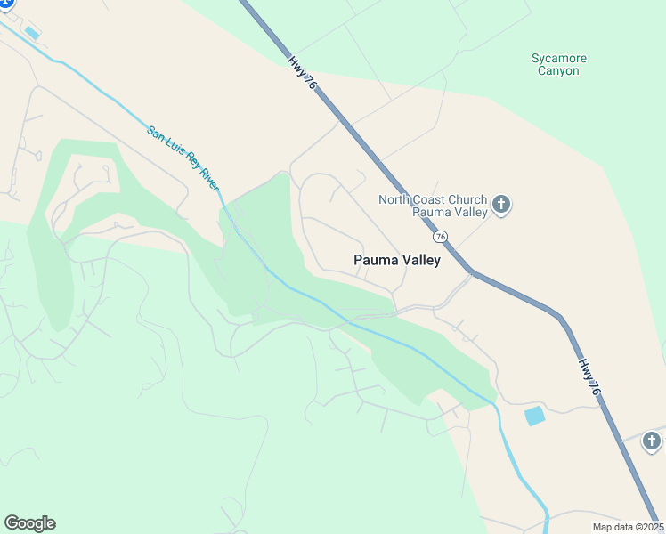 map of restaurants, bars, coffee shops, grocery stores, and more near 32575 Luiseno Circle Drive in Pauma Valley