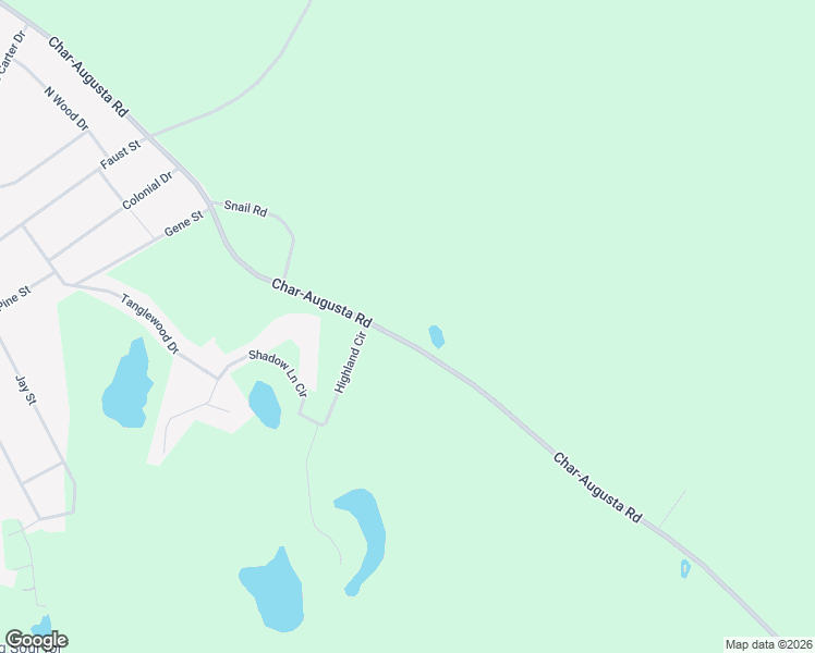 map of restaurants, bars, coffee shops, grocery stores, and more near 4534 Char-Augusta Road in Bamberg