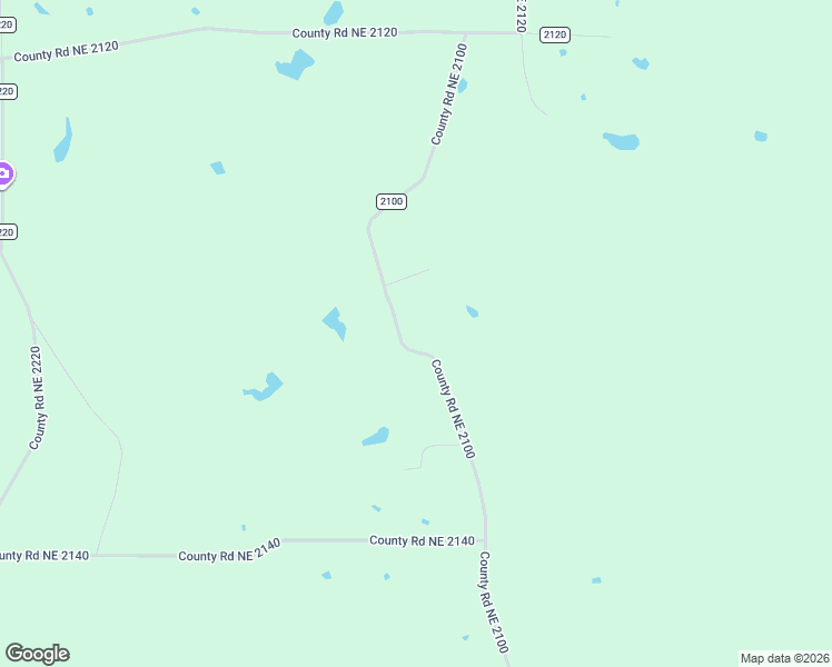 map of restaurants, bars, coffee shops, grocery stores, and more near 9280 County Road NE 2100 in Talco