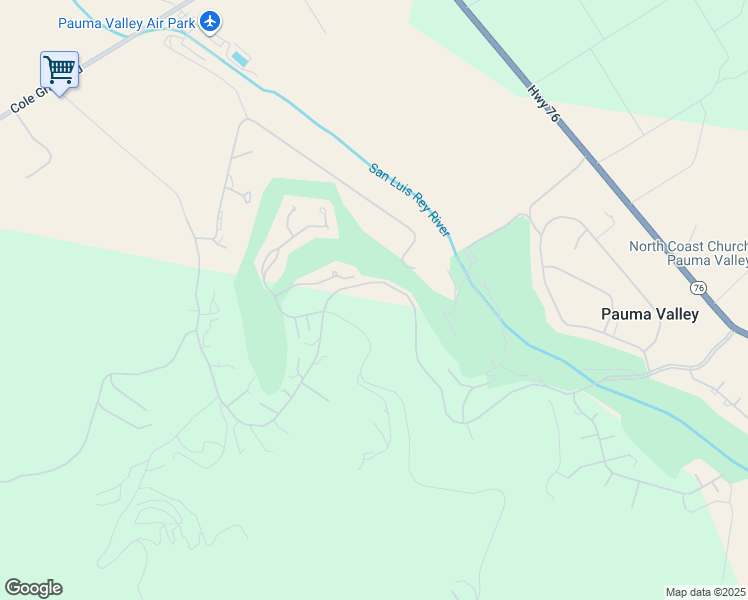 map of restaurants, bars, coffee shops, grocery stores, and more near 15615 Pauma Valley Drive in Pauma Valley