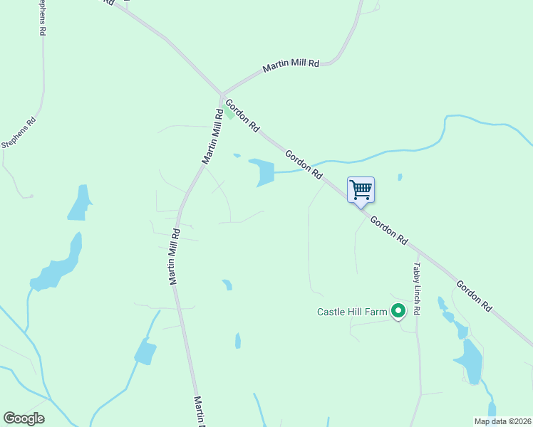 map of restaurants, bars, coffee shops, grocery stores, and more near 1495 Martin Mill Road in Moreland