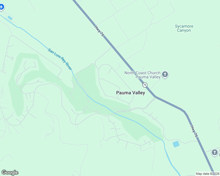 map of restaurants, bars, coffee shops, grocery stores, and more near 32575 Luiseno Circle Drive in Pauma Valley