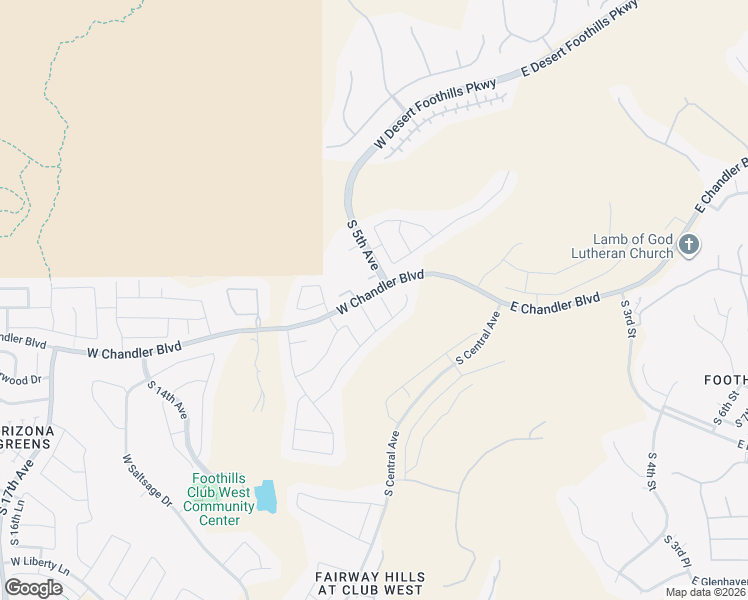 map of restaurants, bars, coffee shops, grocery stores, and more near 15616 South 5th Drive in Phoenix