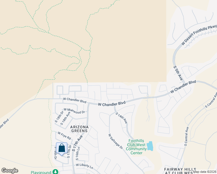 map of restaurants, bars, coffee shops, grocery stores, and more near 15233 South 15th Avenue in Phoenix