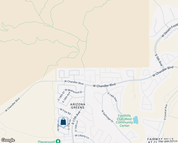 map of restaurants, bars, coffee shops, grocery stores, and more near 1637 West Thunderhill Drive in Phoenix