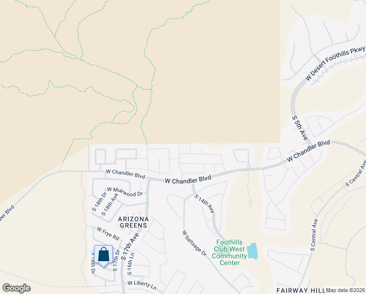 map of restaurants, bars, coffee shops, grocery stores, and more near 15233 South 15th Avenue in Phoenix