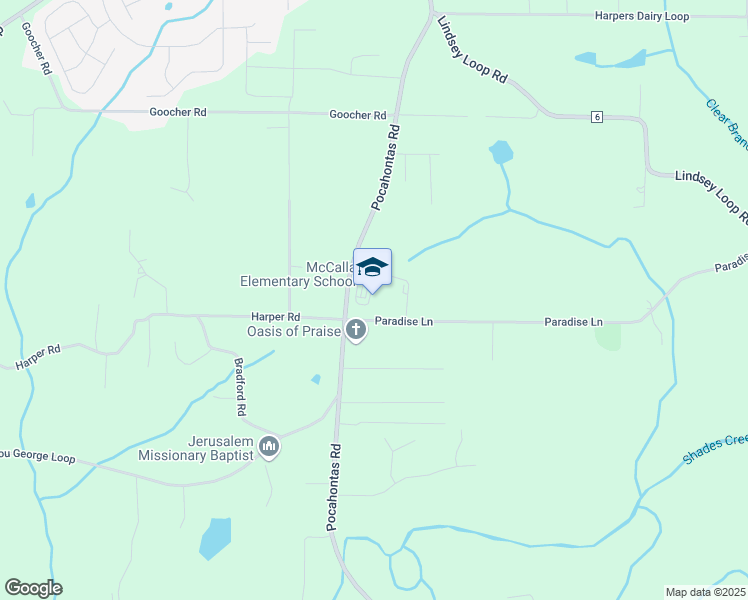 map of restaurants, bars, coffee shops, grocery stores, and more near 2020 McCalla School Road in Bessemer
