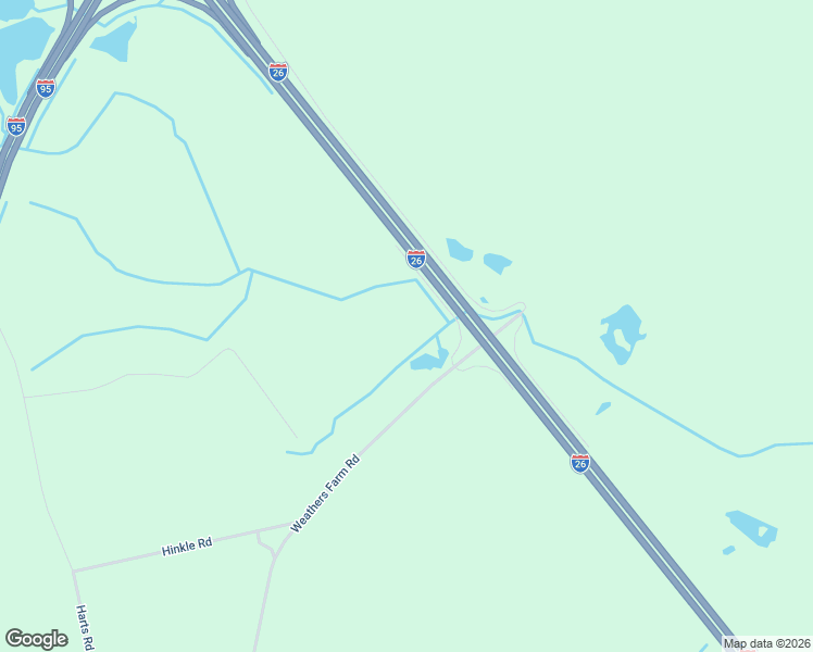 map of restaurants, bars, coffee shops, grocery stores, and more near 331 Weathers Farm Road in Bowman