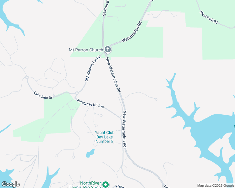 map of restaurants, bars, coffee shops, grocery stores, and more near 8778 New Watermelon Road in Tuscaloosa