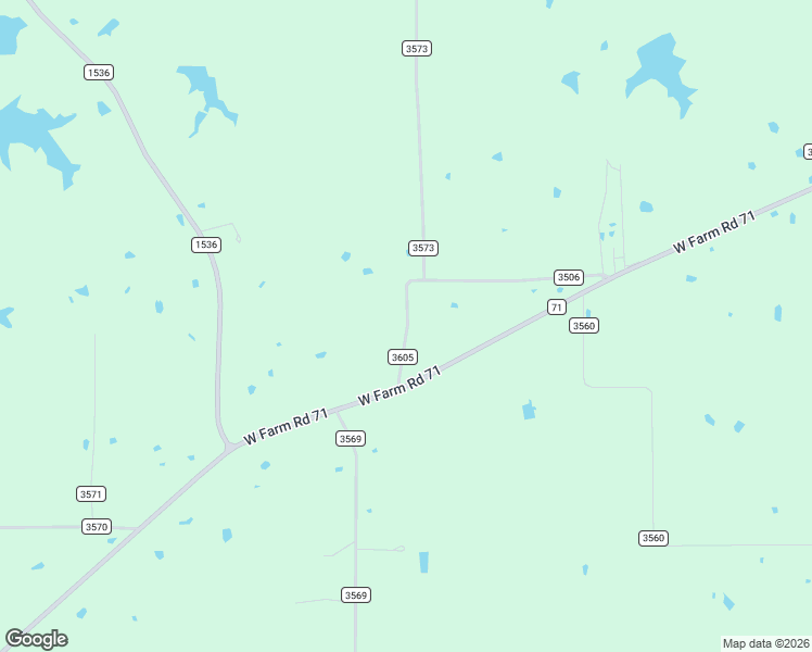 map of restaurants, bars, coffee shops, grocery stores, and more near 6973 West Farm Road 71 in Dike