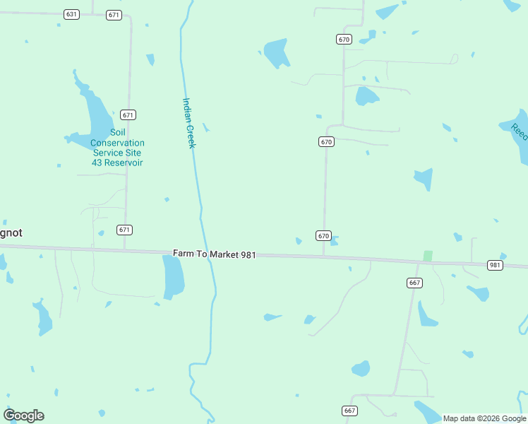 map of restaurants, bars, coffee shops, grocery stores, and more near 10207 County Road 670 in Blue Ridge