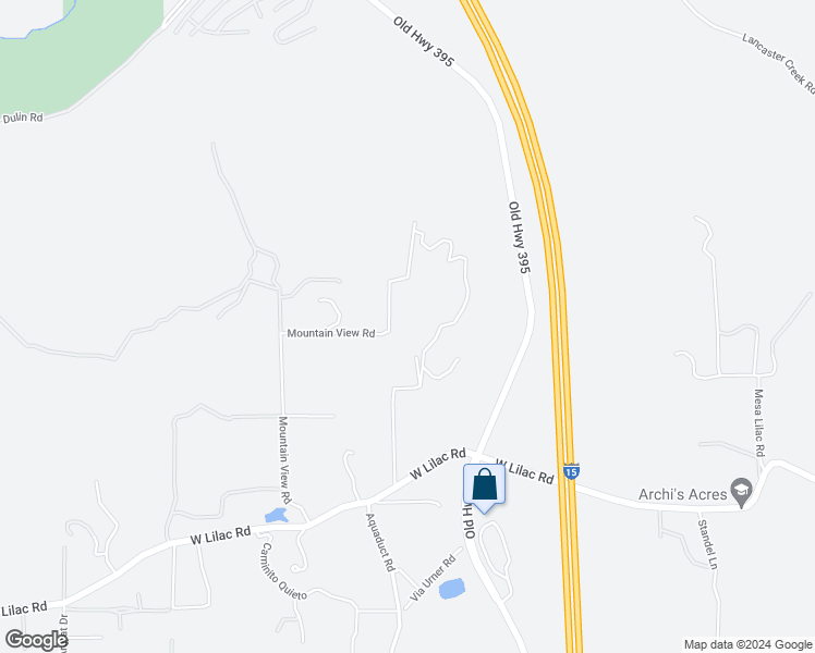 map of restaurants, bars, coffee shops, grocery stores, and more near 32721 Mountain View Road in Bonsall