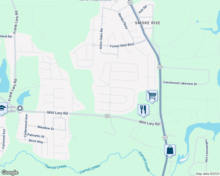 map of restaurants, bars, coffee shops, grocery stores, and more near Bristol Park Drive in Northport