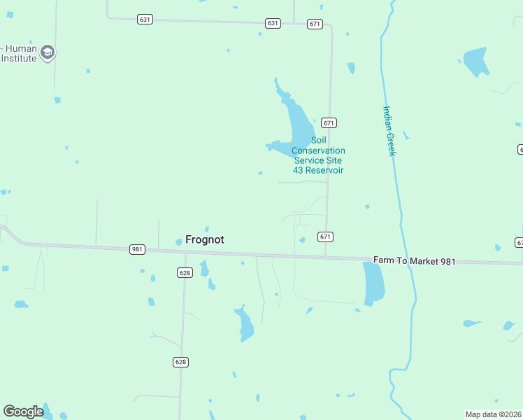 map of restaurants, bars, coffee shops, grocery stores, and more near 13631 Farm to Market Road 981 in Blue Ridge