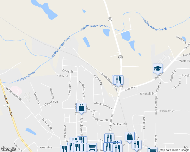 map of restaurants, bars, coffee shops, grocery stores, and more near 460 Stanebrook Court in Jackson