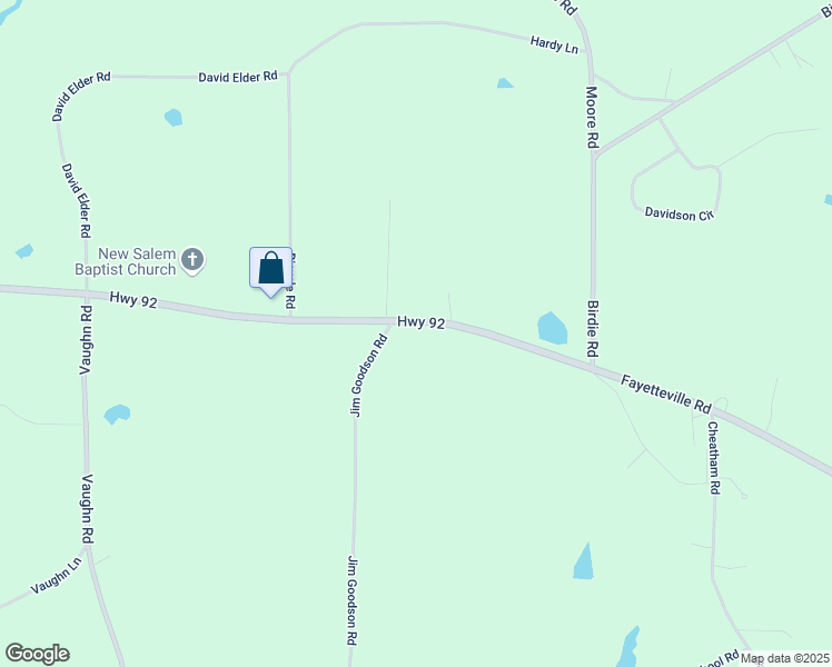 map of restaurants, bars, coffee shops, grocery stores, and more near 4320 Fayetteville Road in Griffin