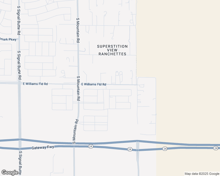 map of restaurants, bars, coffee shops, grocery stores, and more near 15529 South 229th Way in Mesa