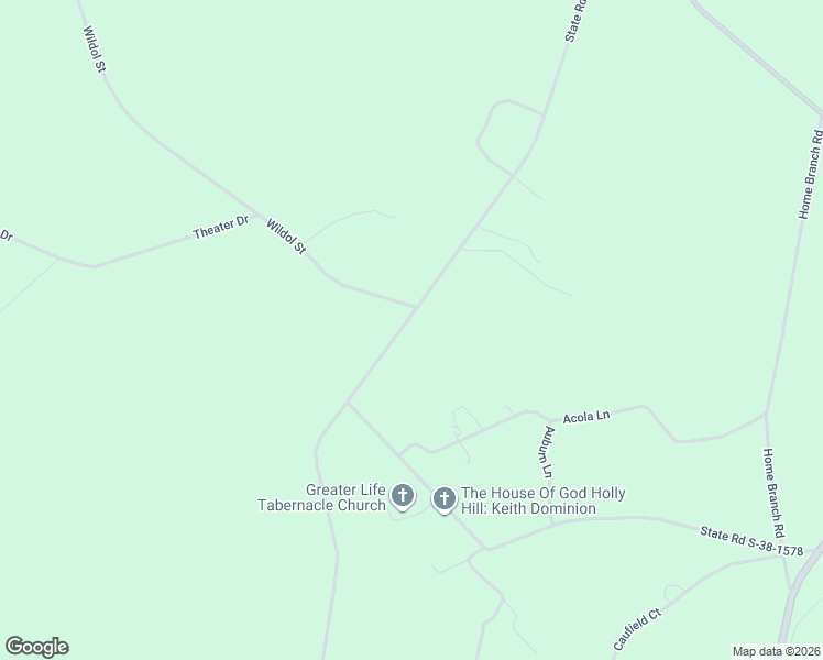 map of restaurants, bars, coffee shops, grocery stores, and more near 613 State Road S-38-1439 in Holly Hill