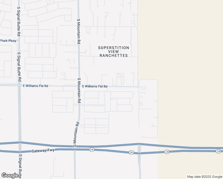 map of restaurants, bars, coffee shops, grocery stores, and more near 15529 South 229th Way in Mesa