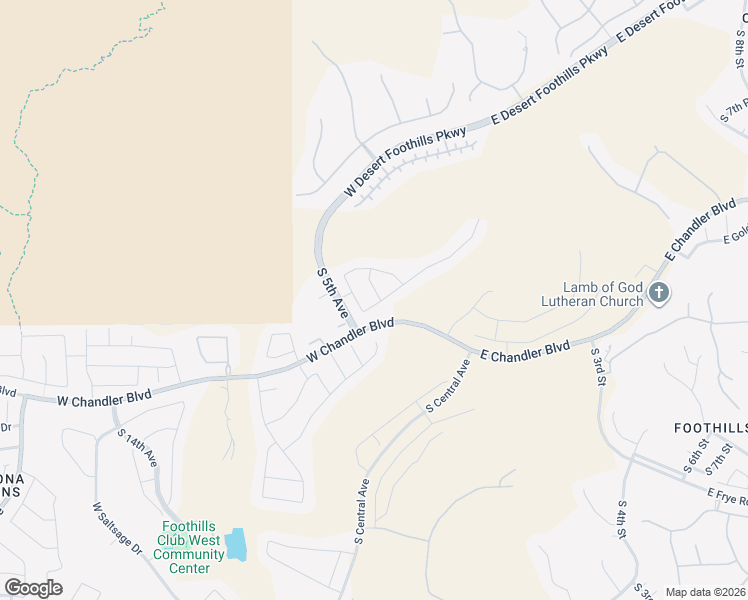 map of restaurants, bars, coffee shops, grocery stores, and more near 15432 South 4th Avenue in Phoenix