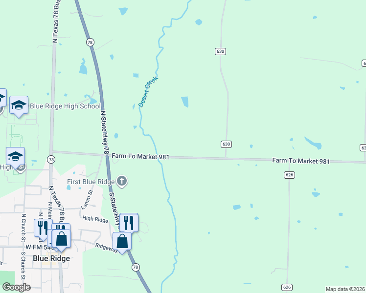 map of restaurants, bars, coffee shops, grocery stores, and more near in Blue Ridge