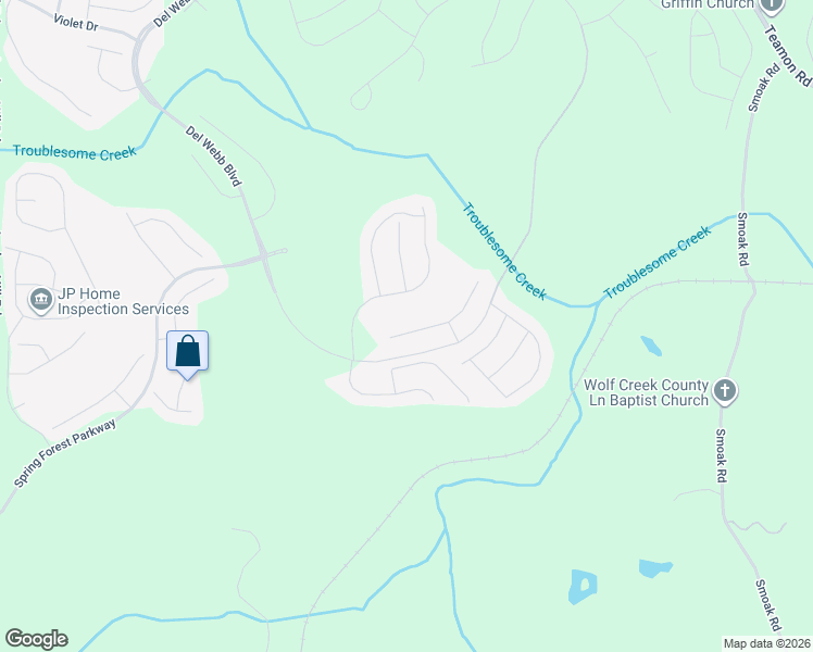 map of restaurants, bars, coffee shops, grocery stores, and more near 841 Peach Blossom Court in Griffin