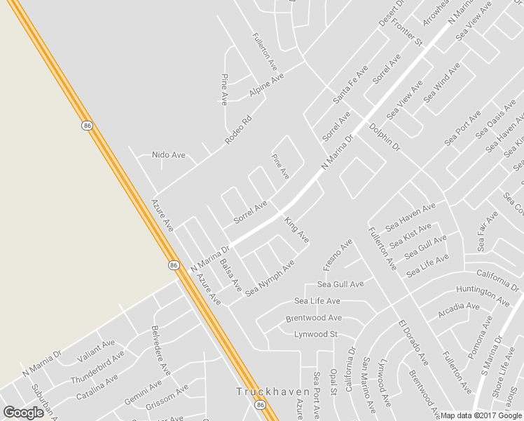 map of restaurants, bars, coffee shops, grocery stores, and more near 2458 Sorrel Avenue in Thermal