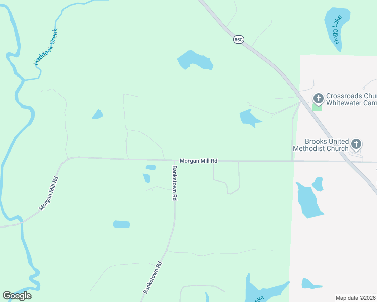 map of restaurants, bars, coffee shops, grocery stores, and more near 257-299 Morgan Mill Road in Brooks