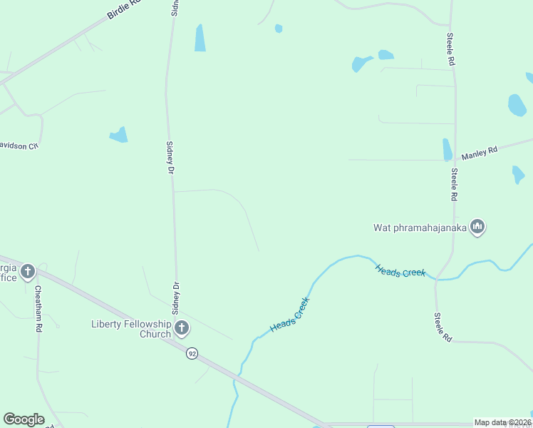 map of restaurants, bars, coffee shops, grocery stores, and more near 1018 Oak Ridge Drive in Griffin