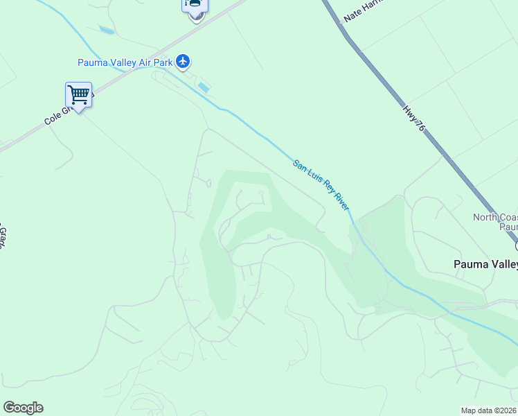 map of restaurants, bars, coffee shops, grocery stores, and more near 32641 Womsi Road in Pauma Valley