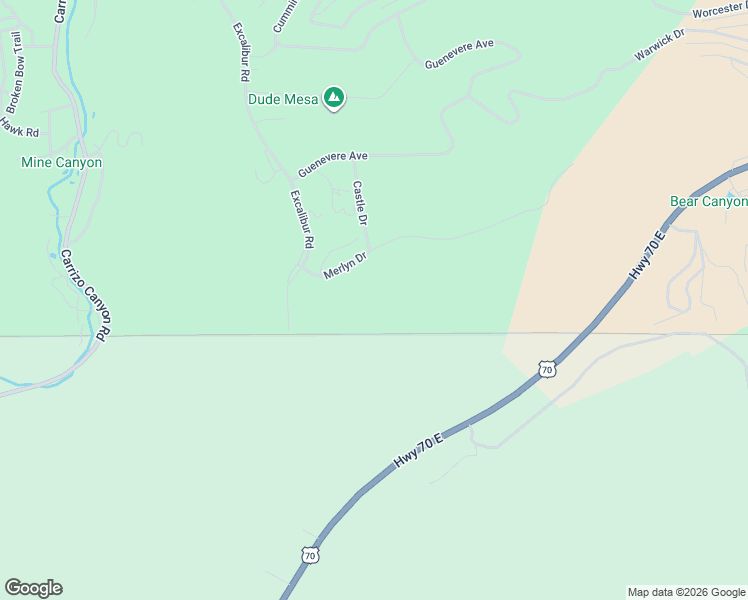 map of restaurants, bars, coffee shops, grocery stores, and more near 112 Merlyn Drive in Ruidoso