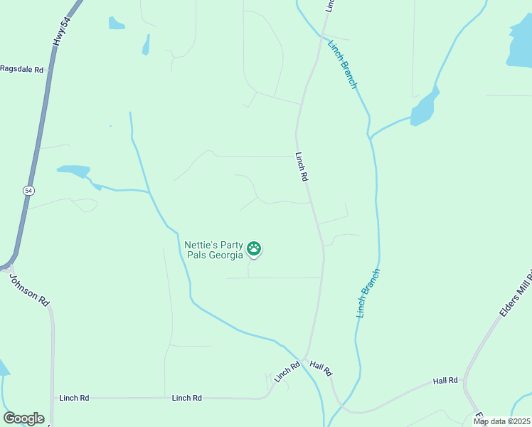 map of restaurants, bars, coffee shops, grocery stores, and more near 329 Linch Road in Senoia