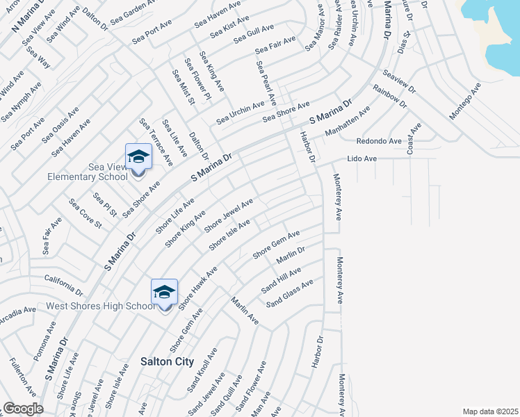 map of restaurants, bars, coffee shops, grocery stores, and more near 2477 Shore Isle Avenue in Thermal