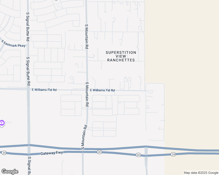 map of restaurants, bars, coffee shops, grocery stores, and more near 15529 South 229th Way in Mesa