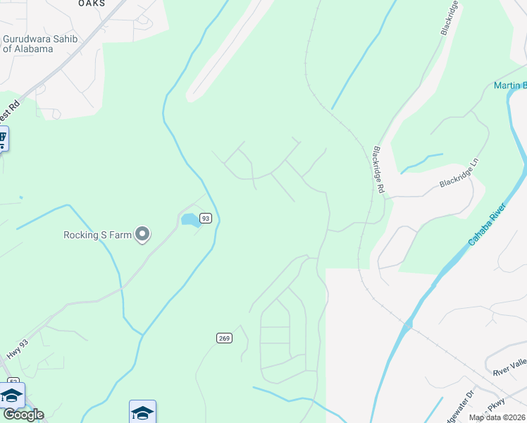 map of restaurants, bars, coffee shops, grocery stores, and more near County Road 93 in Helena