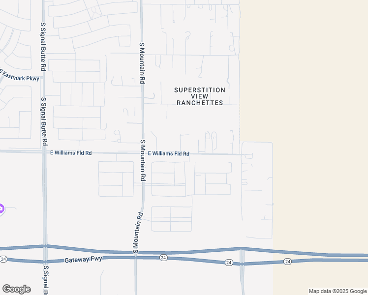 map of restaurants, bars, coffee shops, grocery stores, and more near 15529 South 229th Way in Mesa